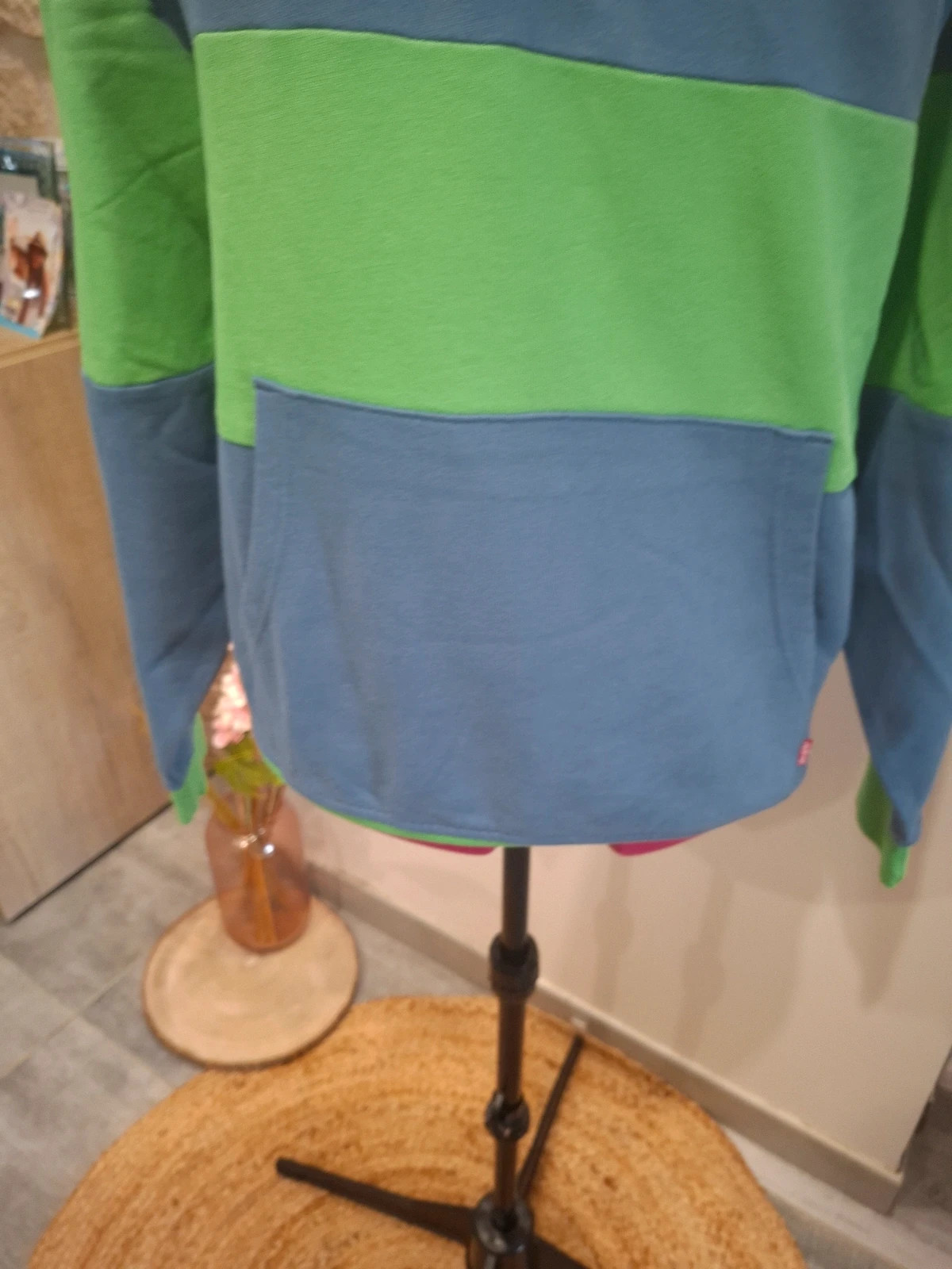 Sweat Levi's demi-zip bleu vert colorblock S neuf avec étiquette – Levi's – taille S 3