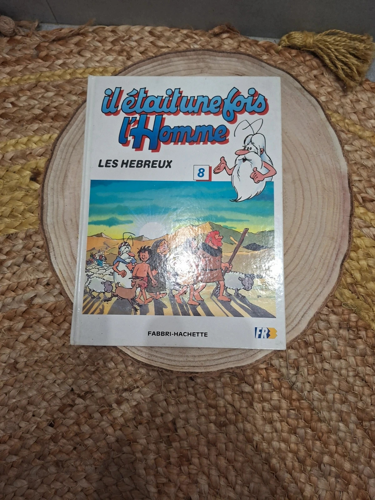 Livre BD Il était une fois l'Homme - N°8 Les Hébreux (Fabbri-Hachette) Vintage