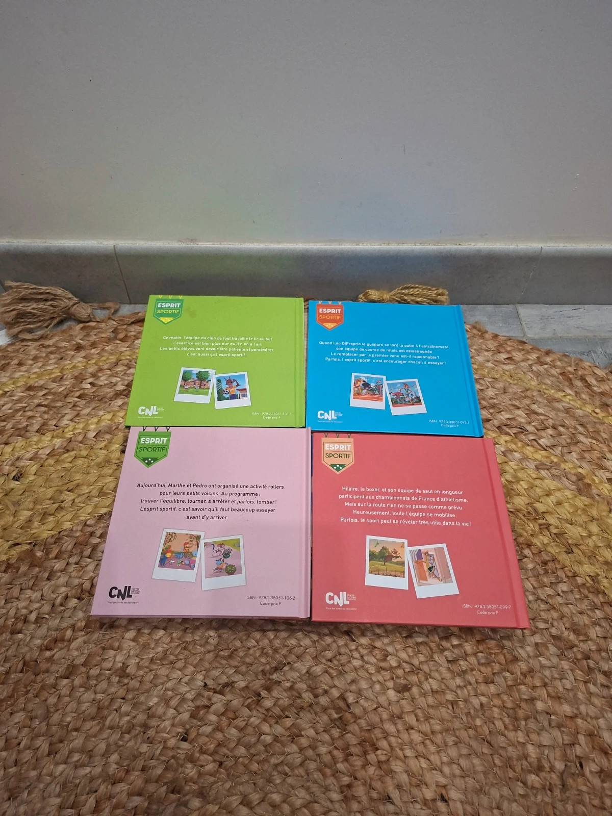 Lot 4 livres enfants - Collection Esprit Sportif - Virginie Grimaldi 2