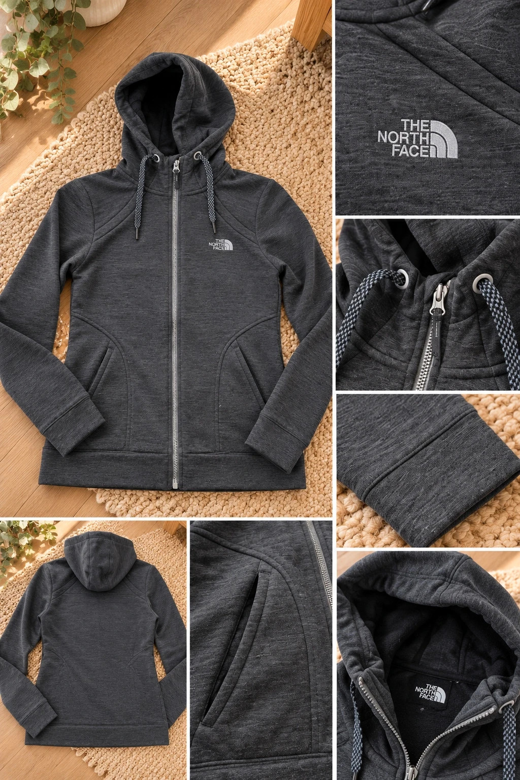 Veste polaire technique zippée The North Face Grise - Taille M – The North Face – taille M / 38 / 10 2
