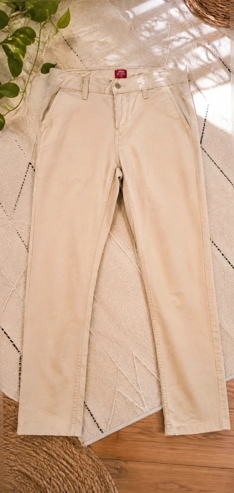 Pantalon Levi’s XX Chino slim beige, taille 14A.