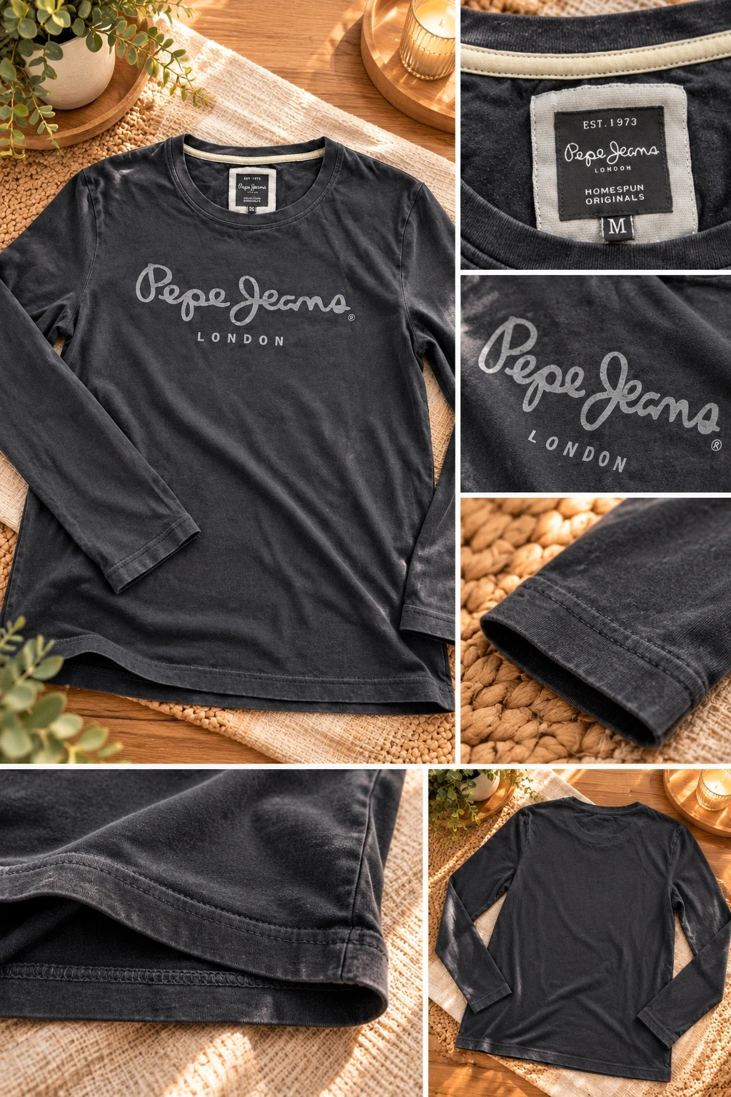 T-shirt manches longues Pepe Jeans – Pepe Jeans – taille M 2