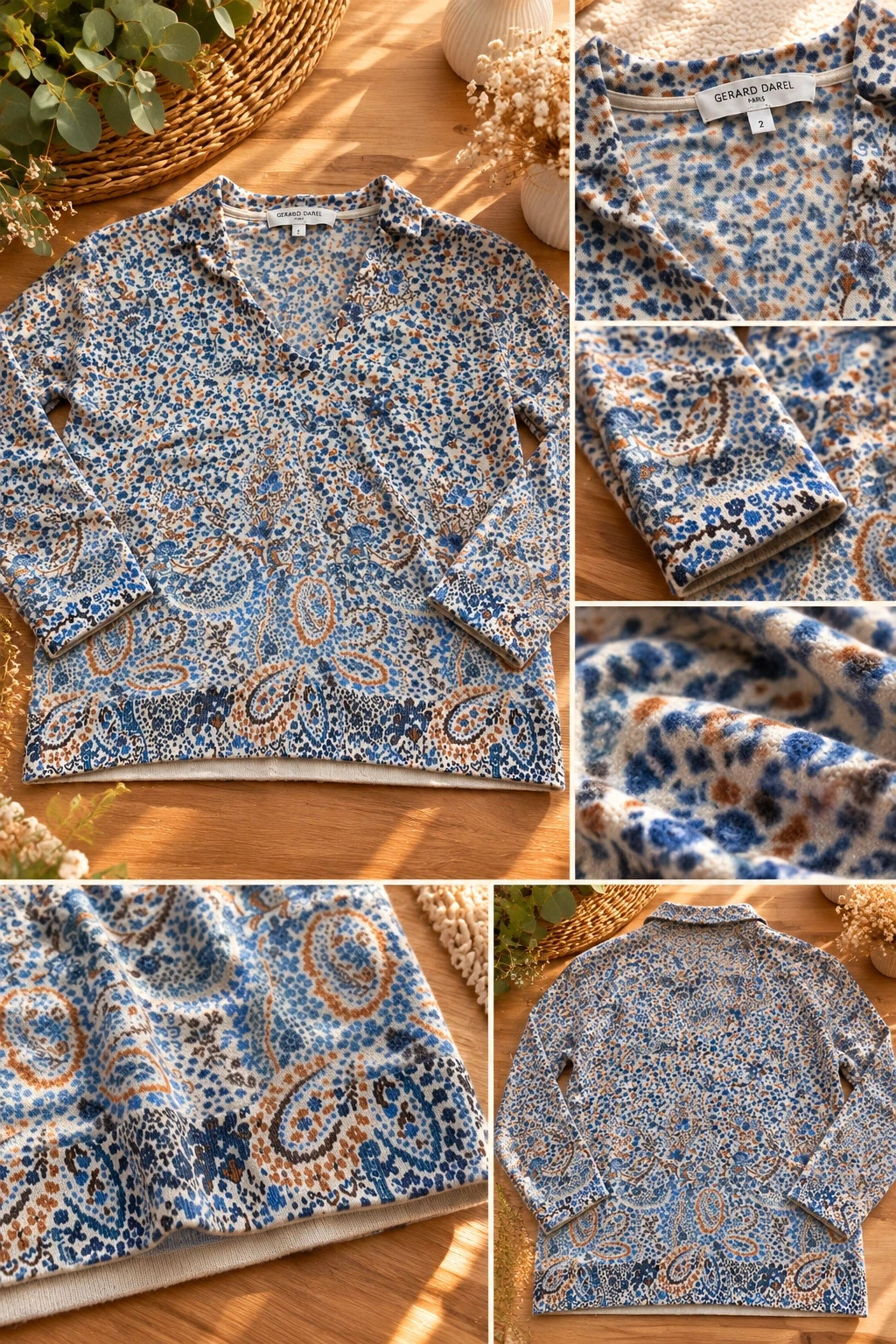 Blouse Gérard Darel Paris, taille 2 – Gerard Darel – taille M / 38 / 10 2