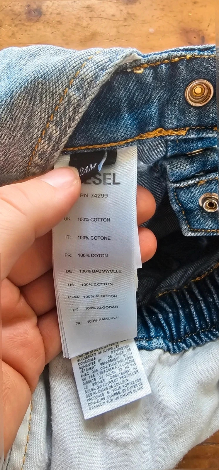 Robe salopette En jean Diesel – 24 mois – Diesel – taille 24-36 mois / 92 cm 3