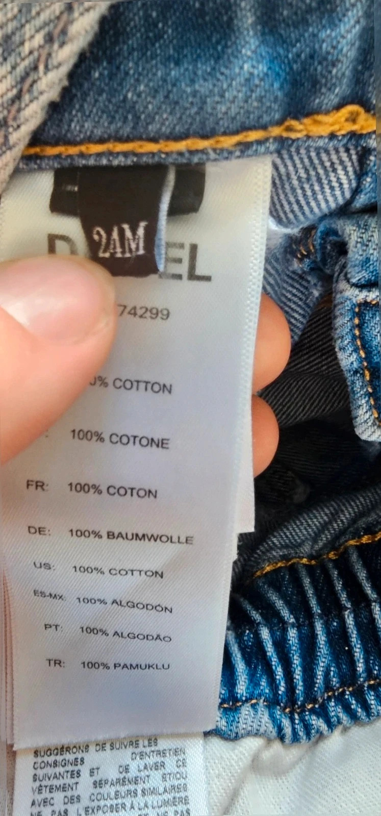 Robe salopette En jean Diesel – 24 mois – Diesel – taille 24-36 mois / 92 cm 2