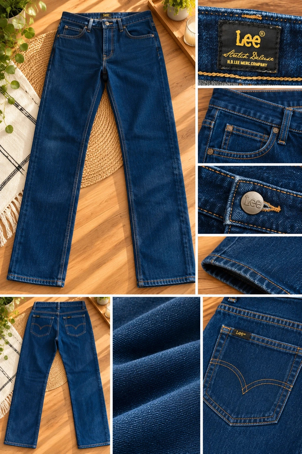 Jean Brut ajusté Lee Stretch Deluxe – Lee – taille S / 36 / 8 2