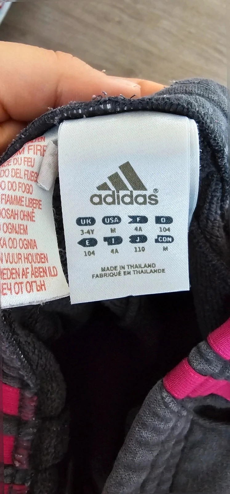 Pantalon de sport Adidas Fille – Taille 4 ans (104 cm) – adidas – taille 4 ans / 104 cm 2
