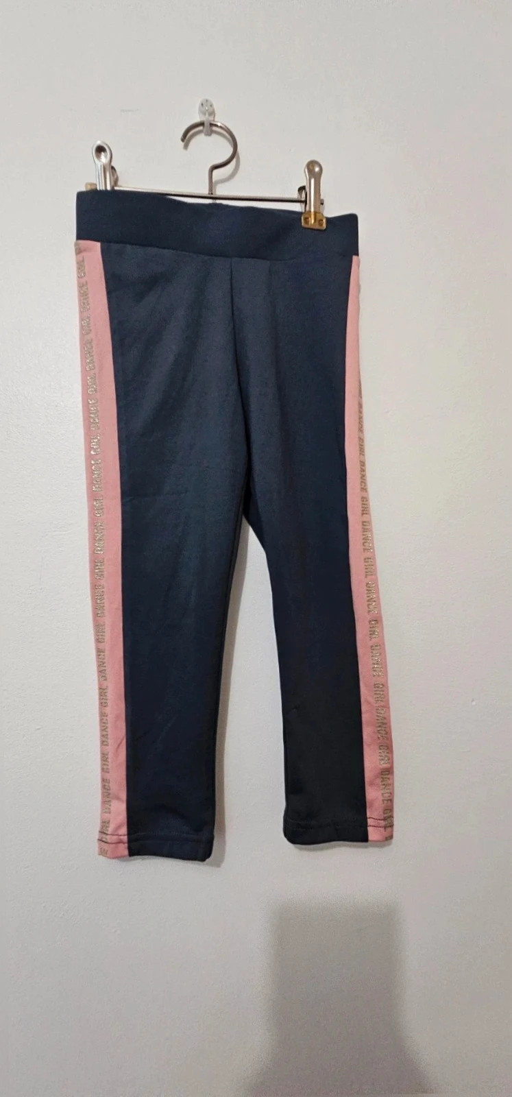 Legging fille Tape à l’œil 4 ans – détails roses Et dorés