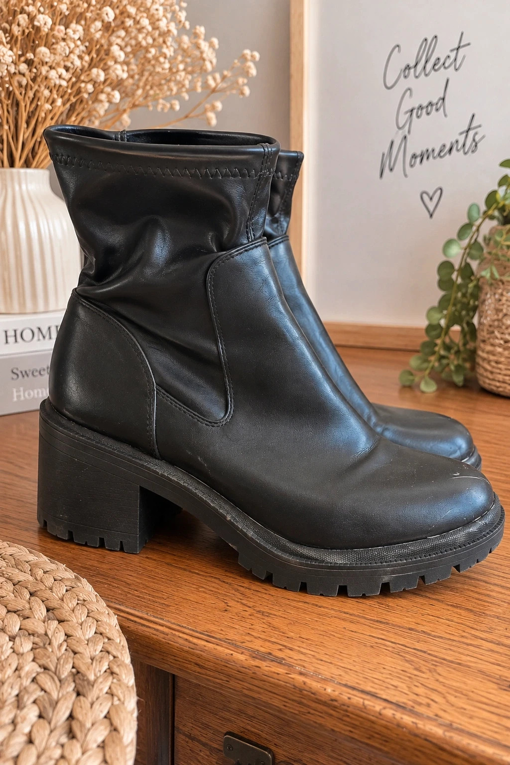 Bottines noires – T. 40 – Gémo – taille 40 3