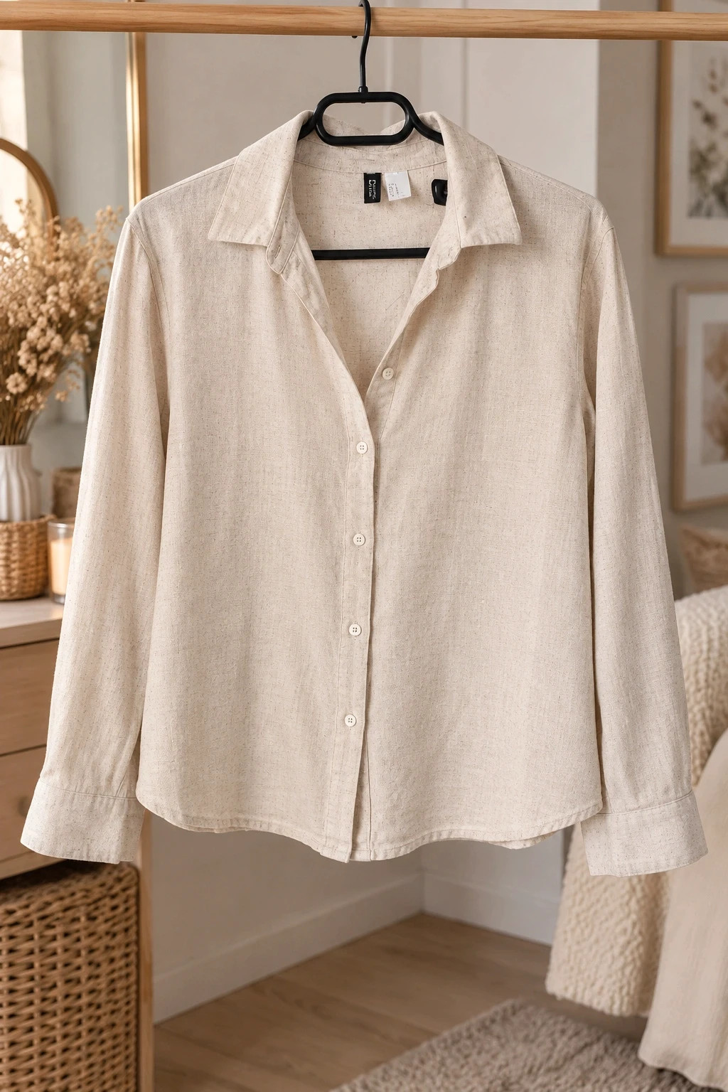 Chemise beige H&M – taille L