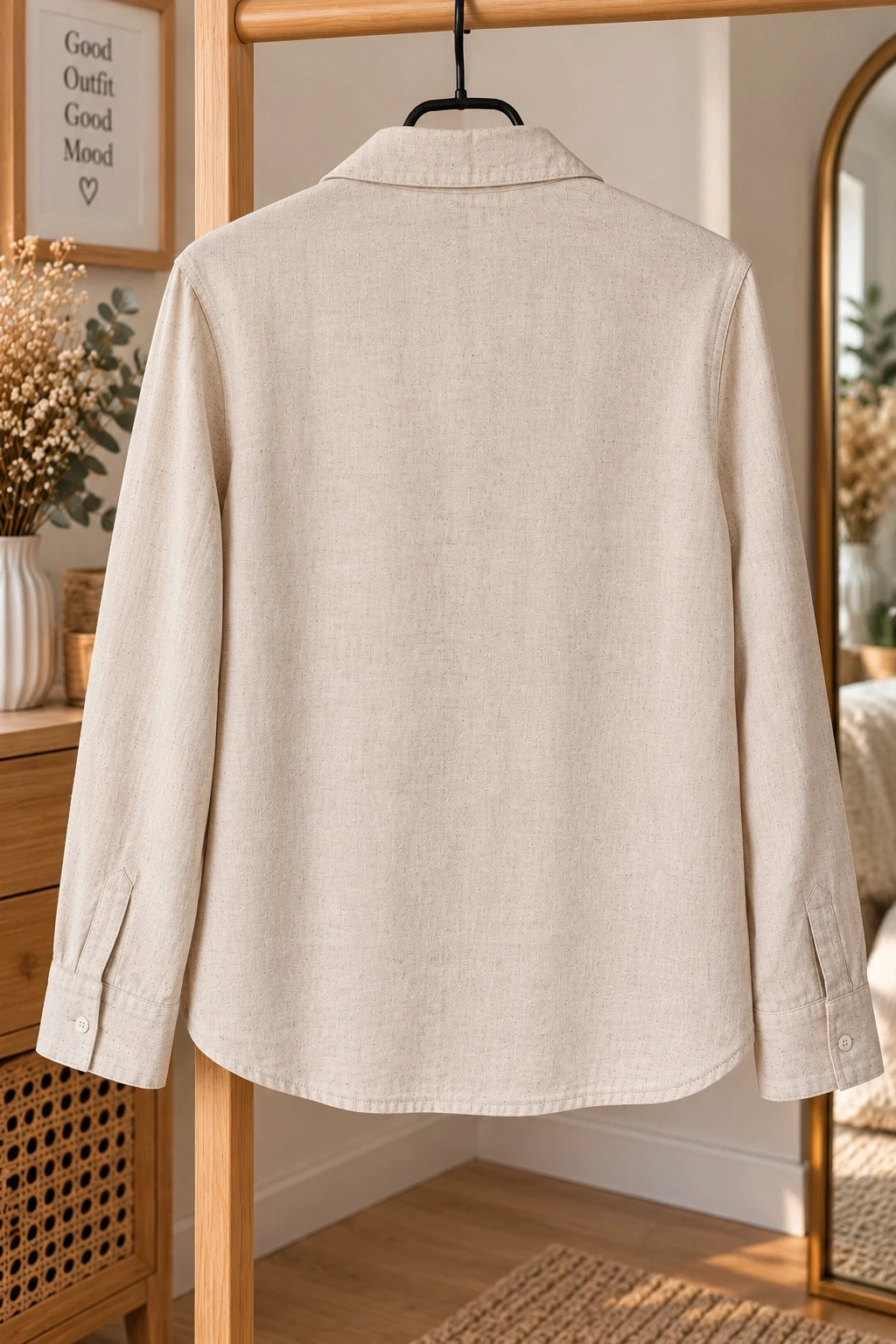 Chemise beige H&M – taille L – H&M – taille L / 40 / 12 2