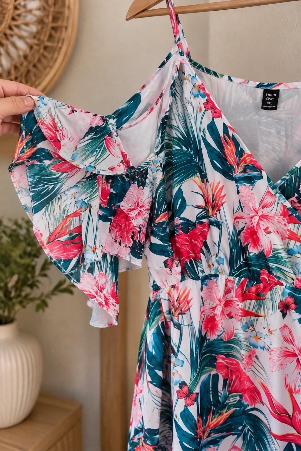 Robe longue fleurie SHEIN Curve – Shein – taille XXXL / 46 / 18 2