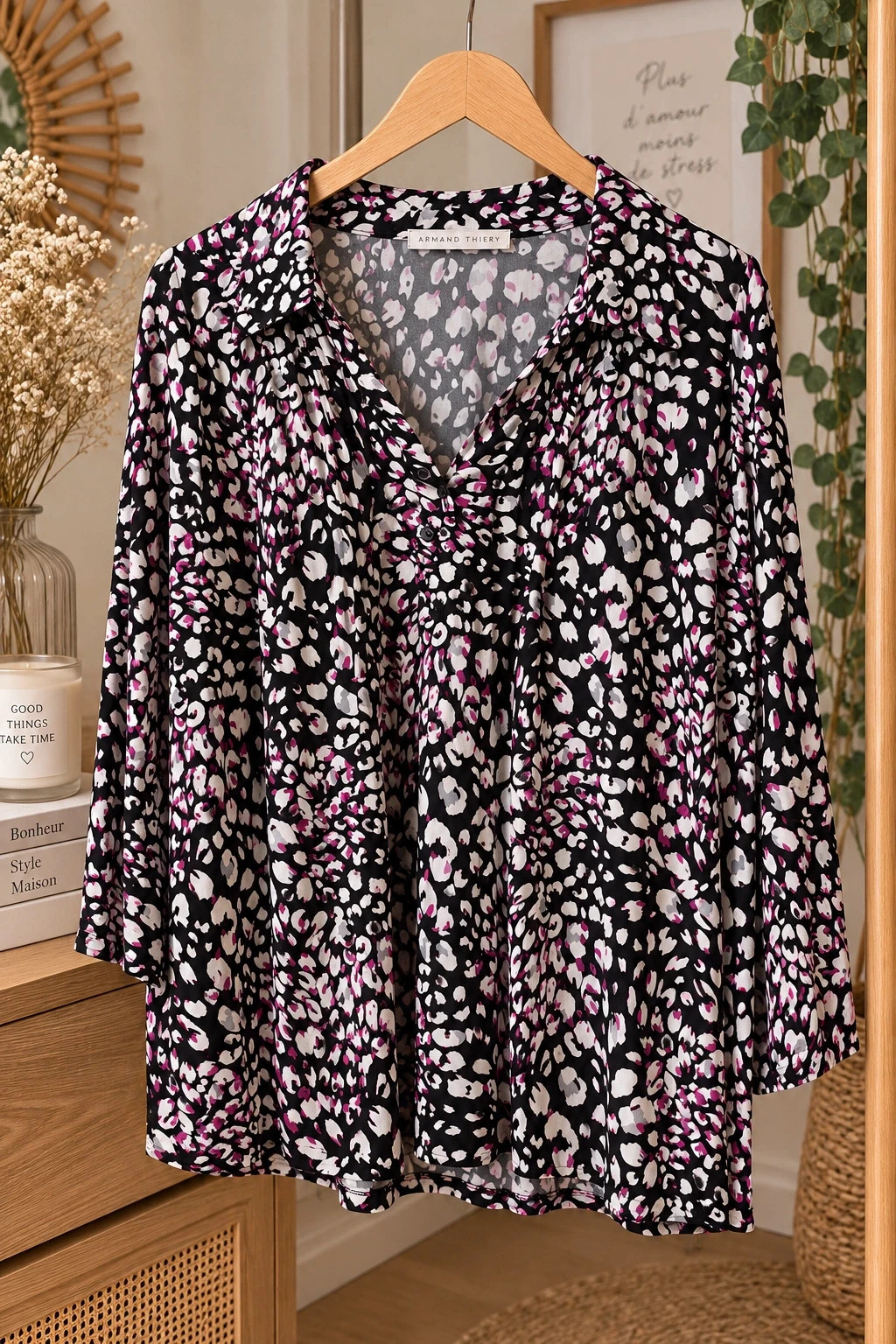 Blouse fleurie Armand Thiery