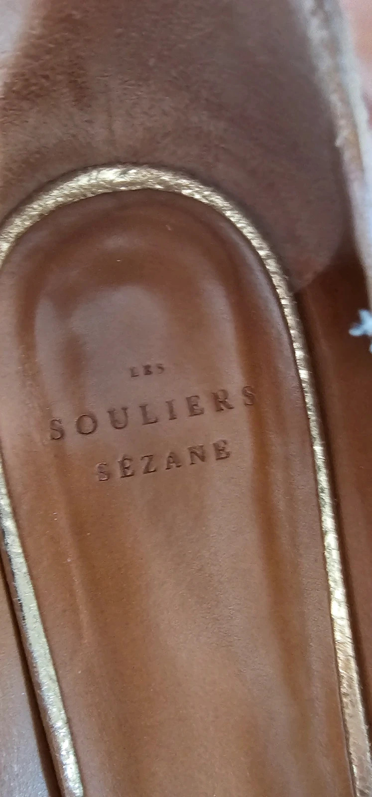 Escarpins dorés Les Souliers Sézane – Taille 38 – Sézane – taille 38 2