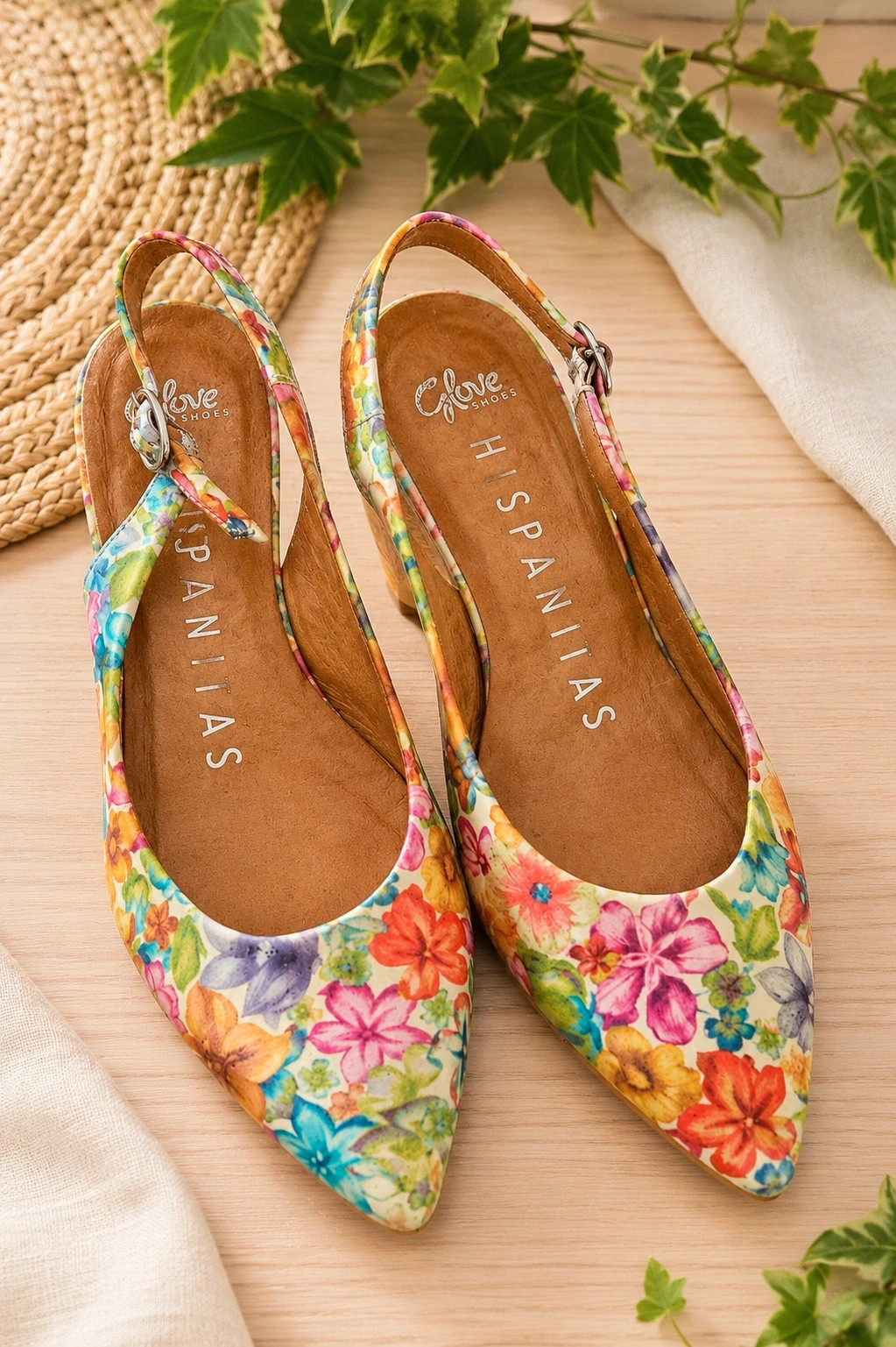 Escarpins fleuris Hispanitas – T. 37 – Hispanitas – taille 37