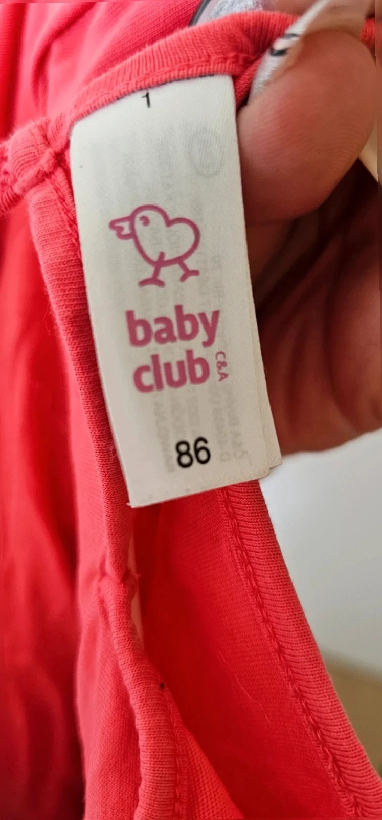 Tee-shirt rouge Baby Club c&A – Taille 86 – C&A – taille 18-24 mois / 86 cm 2
