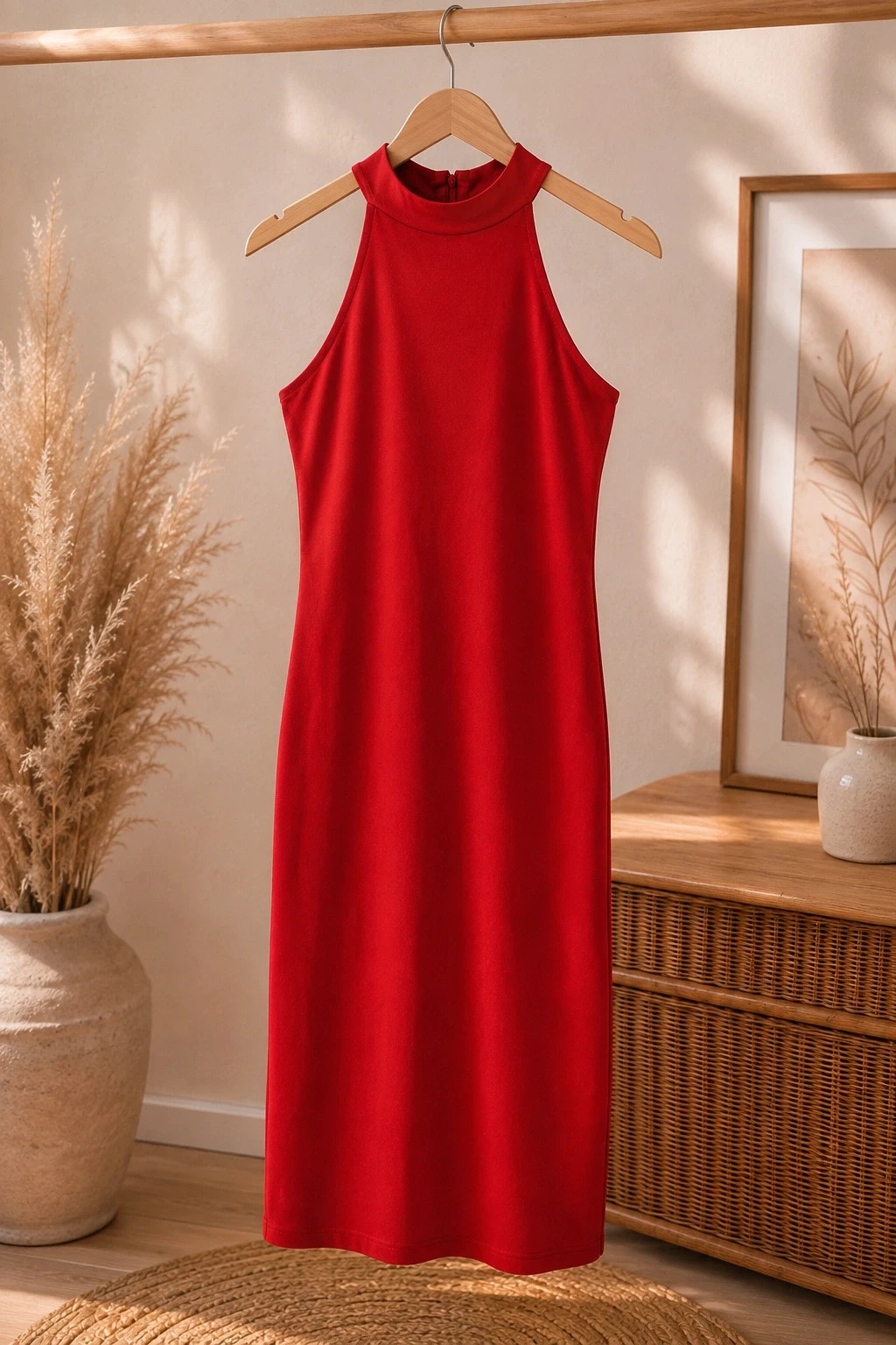 Robe rouge élégante – Rouge – taille S / 36 / 8