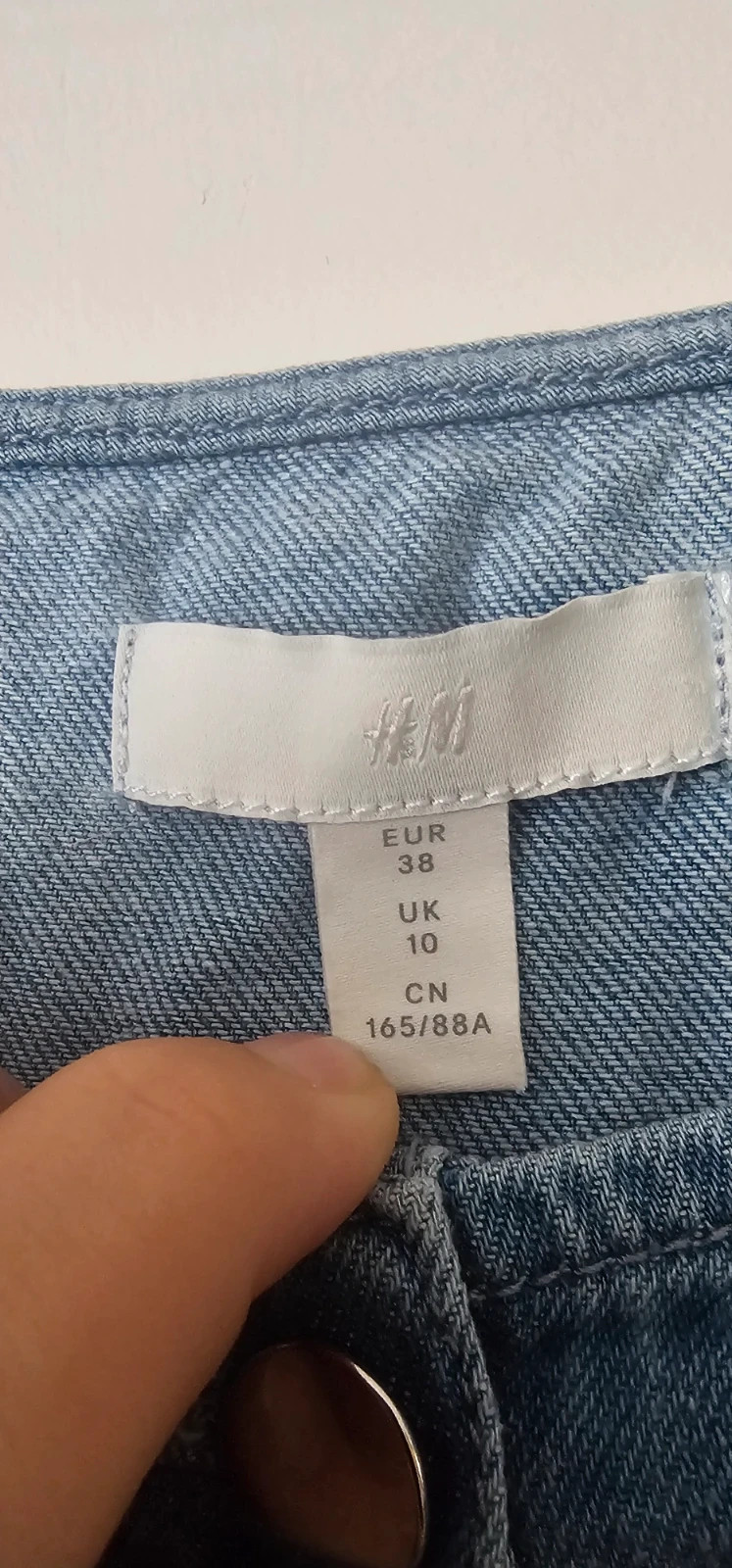 Combishort en jean bleu H&M – T.38 – H&M – taille M / 38 / 10 2