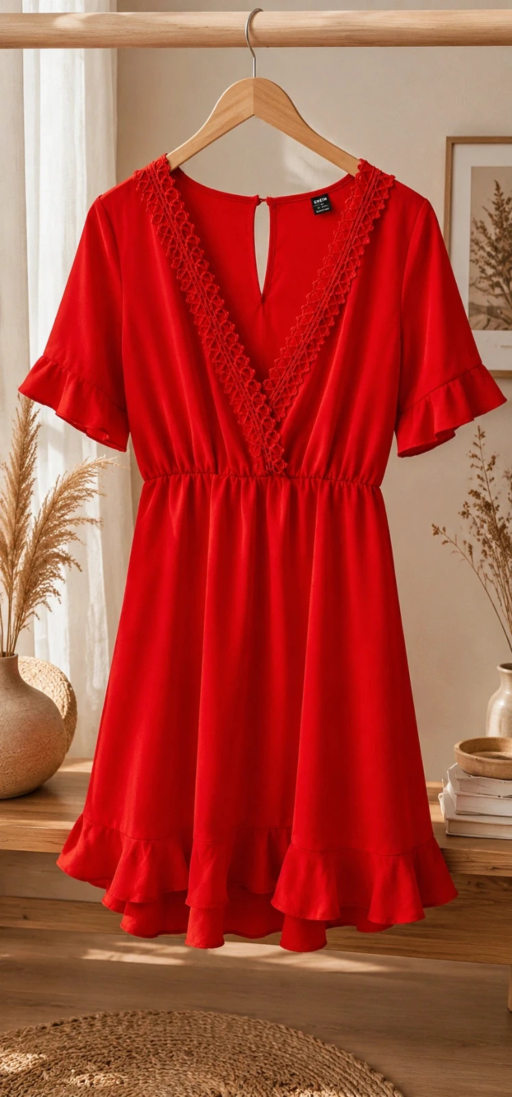 Jolie robe rouge SHEIN