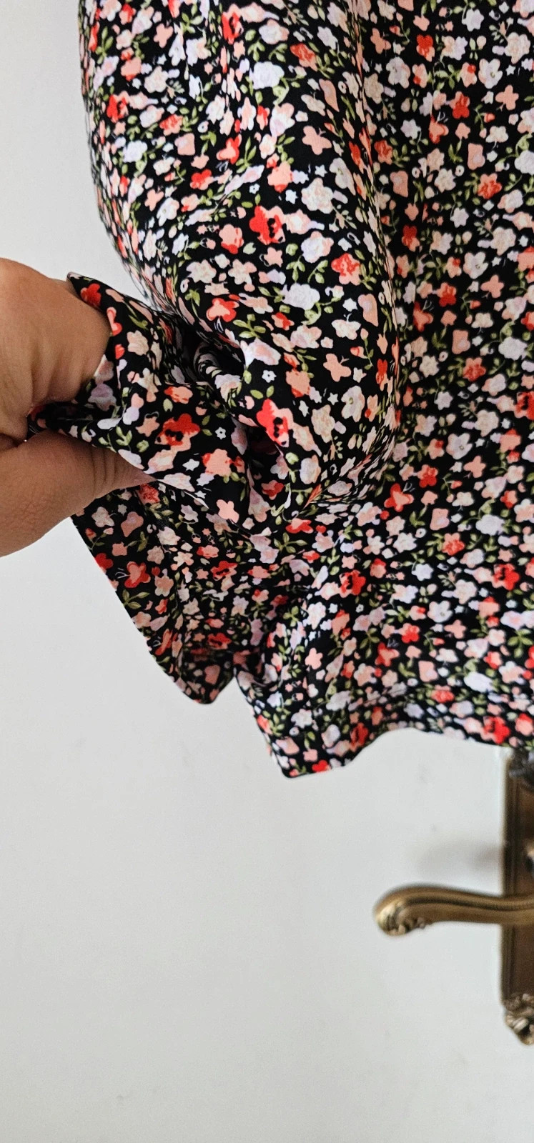 Combishort fleuri noir Majolica 🌸 – Majolica – taille S / 36 / 8 2