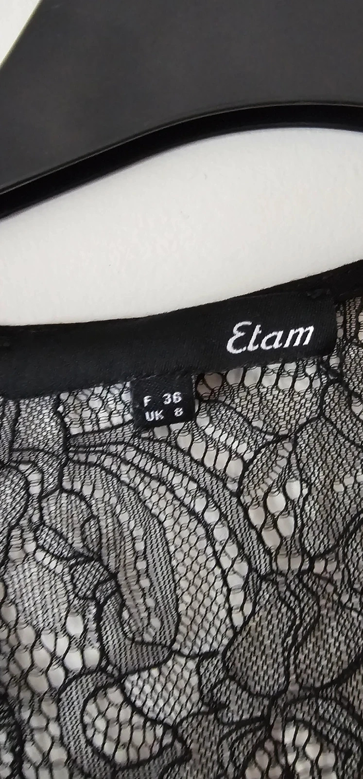 Combishort noire Etam – Taille 36 – Etam – taille S / 36 / 8 2