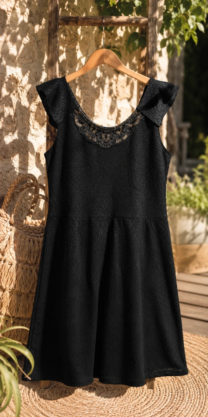 Robe noire élégante – Taille 38