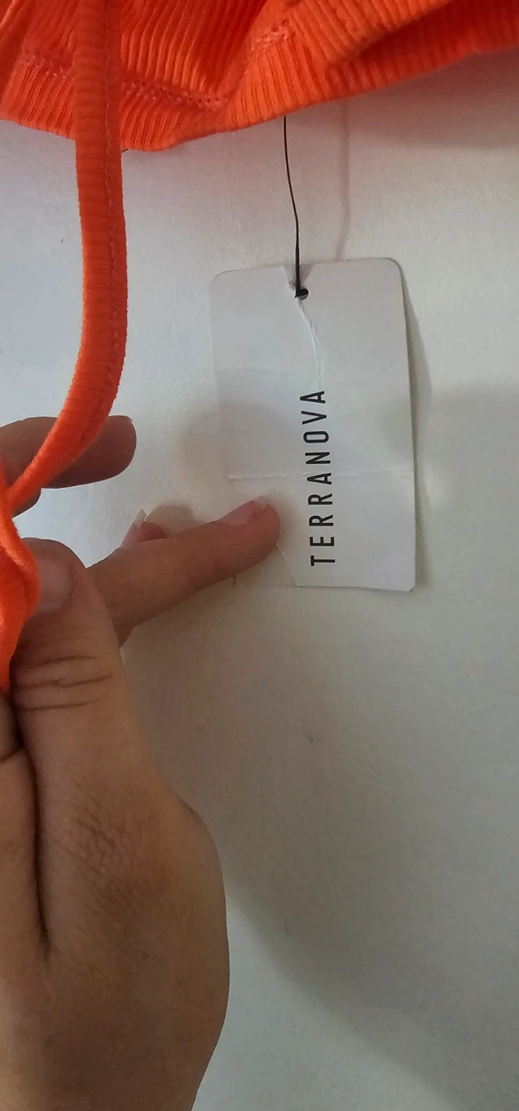 Crop top Terranova orange corail – Terranova – taille XS / 34 / 6 3