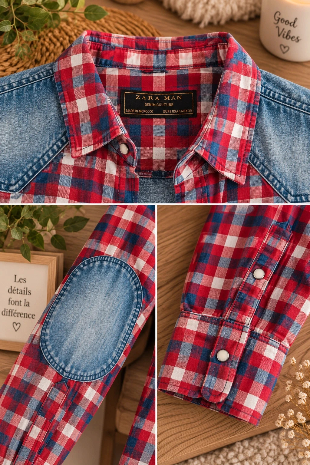 Chemise Zara Man à carreaux – Zara Man – taille S 3