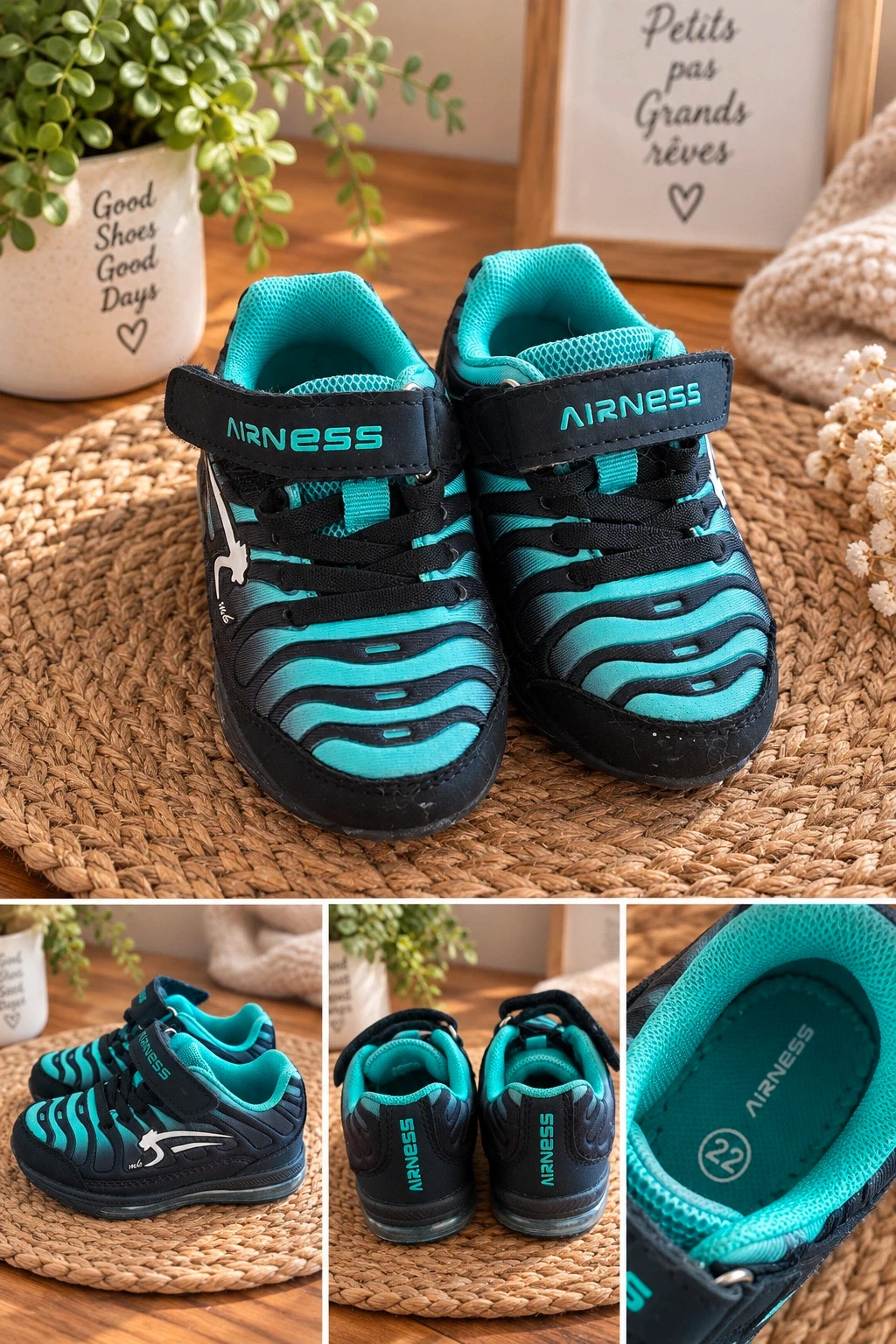 Baskets enfant Airness – taille 22 – Airness – taille 22 2