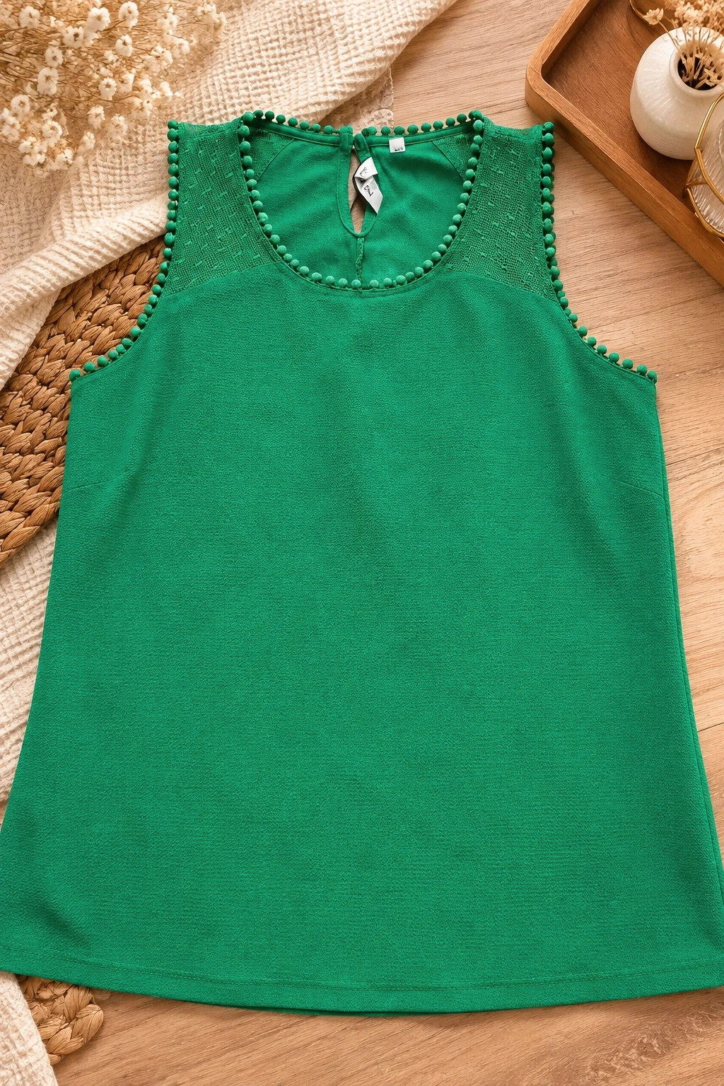 Débardeur vert émeraude Nafnaf – Naf Naf – taille M / 38 / 10