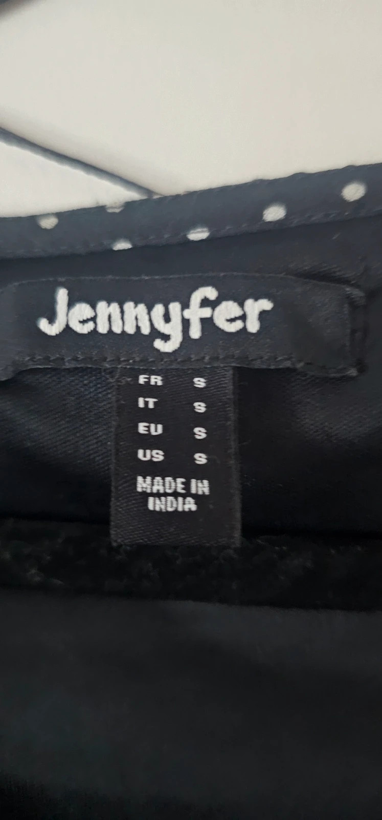 Robe noire à pois Jennyfer – Taille S – Jennyfer – taille S / 36 / 8 2