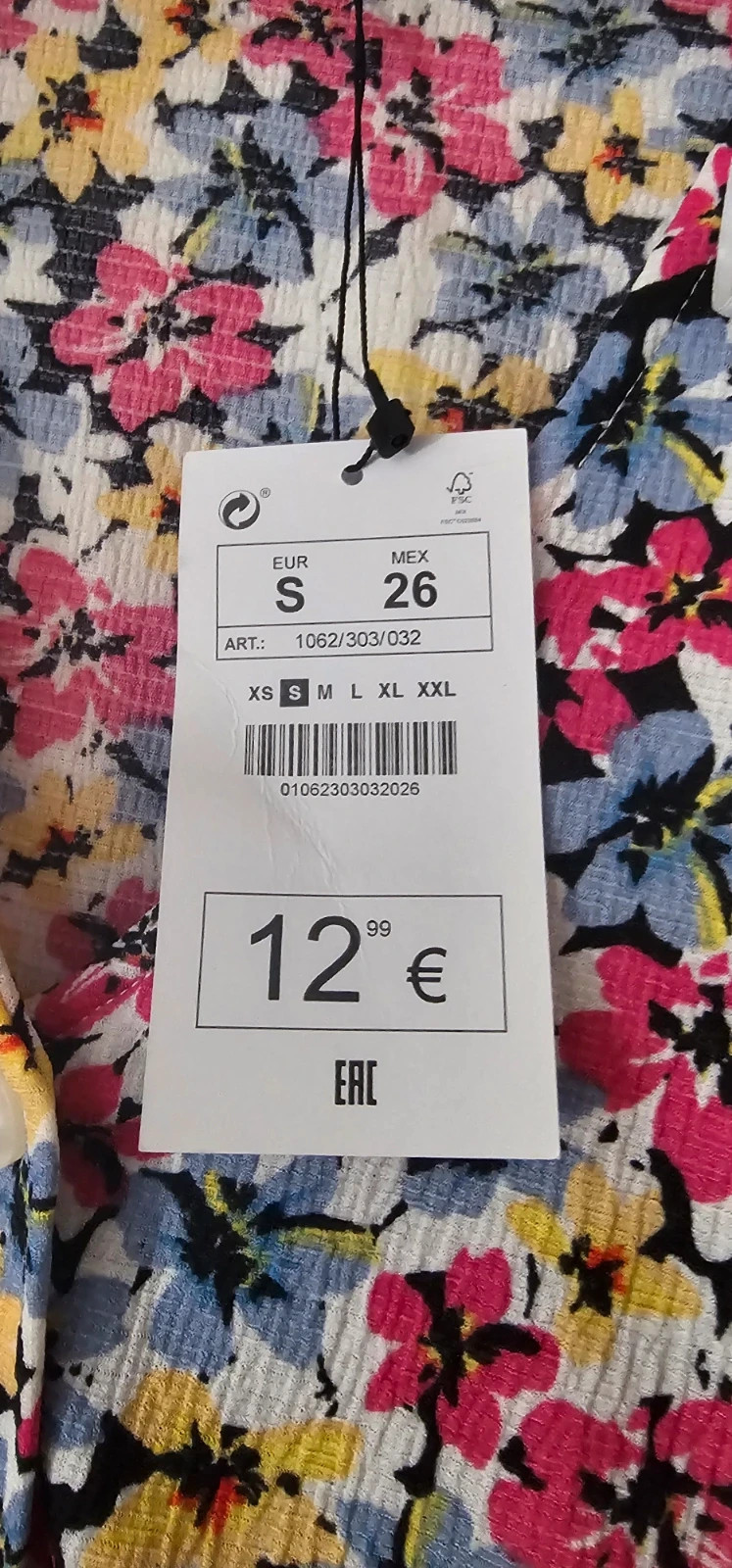 Robe fleurie Lefties – Neuve avec étiquette – Taille S – Lefties – taille S / 36 / 8 3