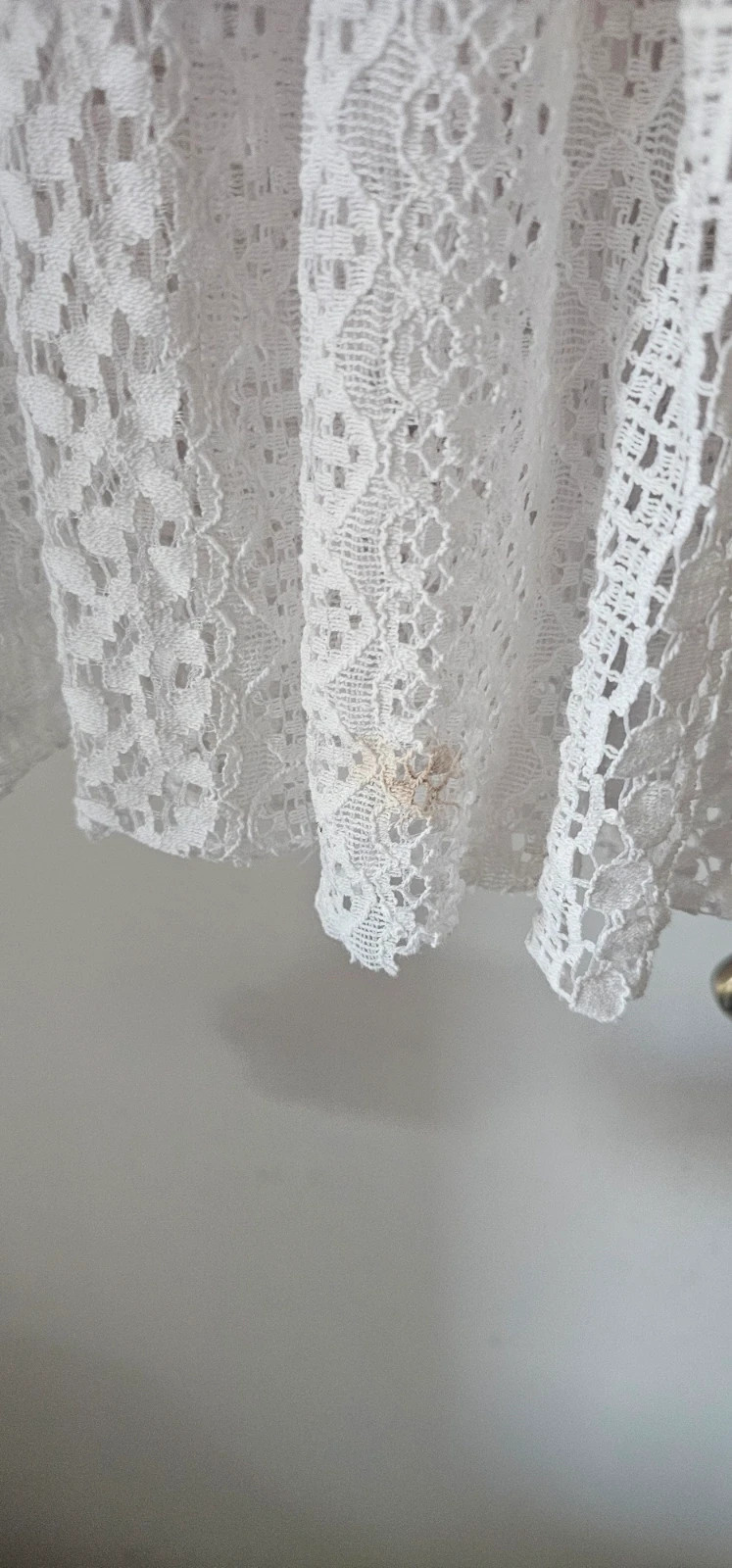 Robe bohème en crochet et dentelle blanche – Boutique Bohéme – taille S / 36 / 8 2