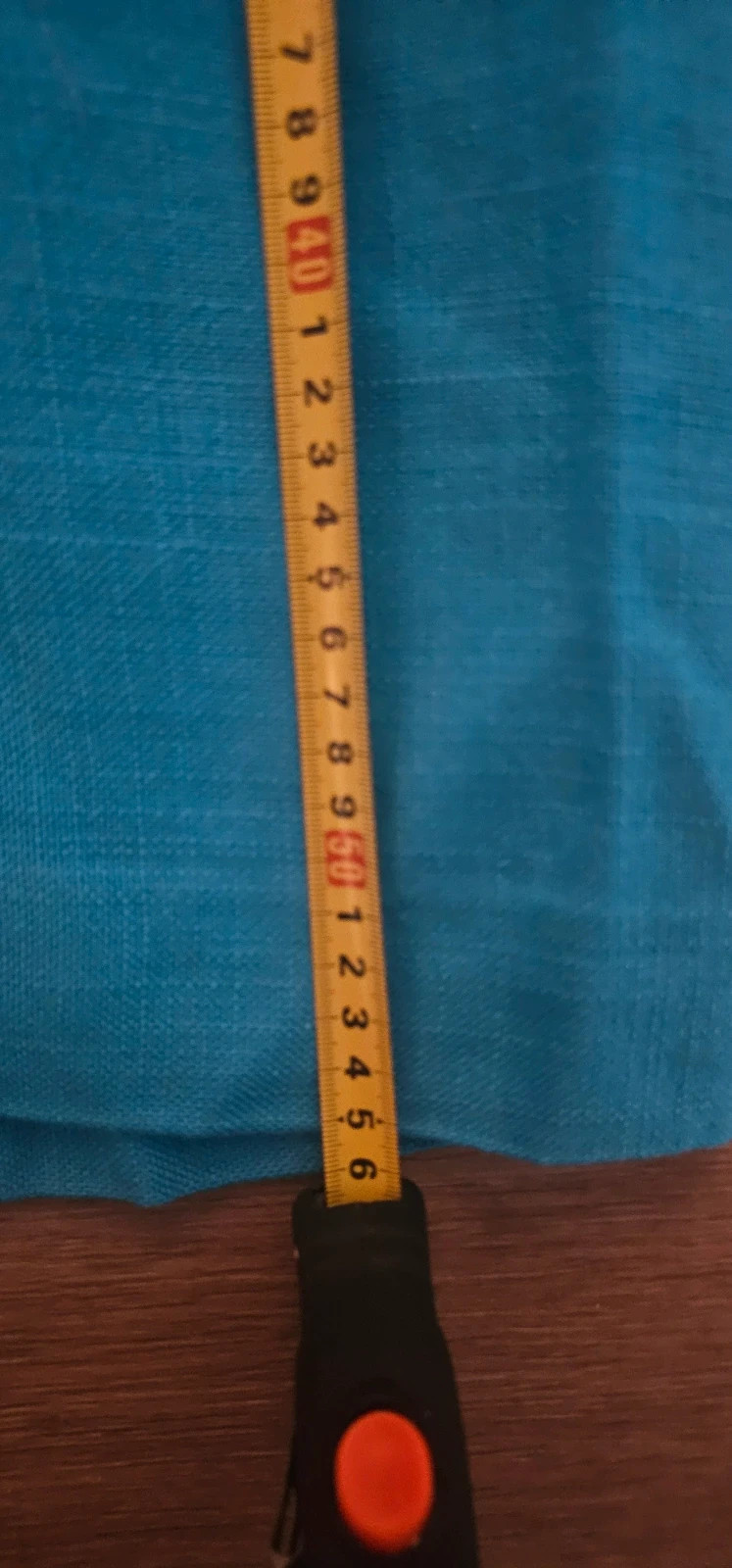 Jupe droite bleu turquoise – Tendance – taille S / 36 / 8 3