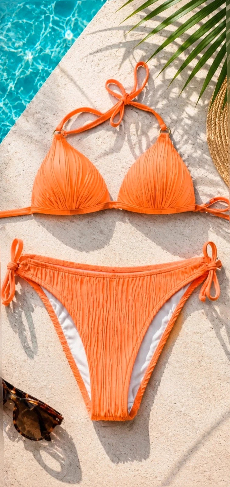 Maillot de bain 2 pièces Corail taille S