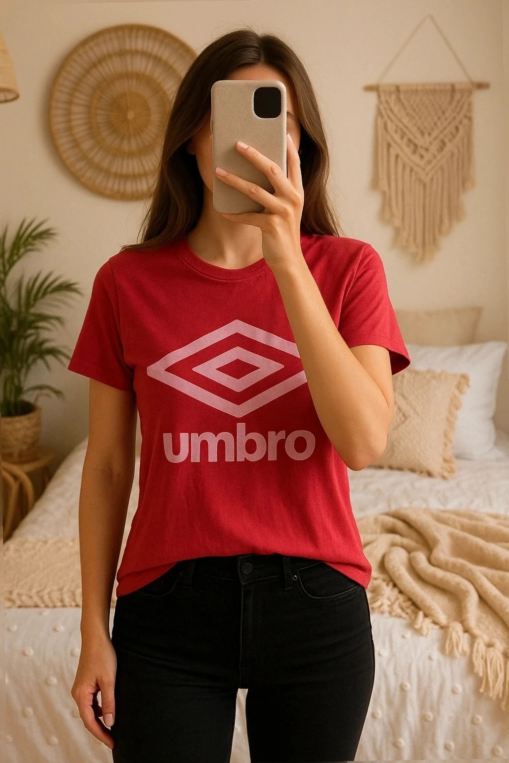 T-shirt Umbro rouge - taille XXS – Umbro – taille XXS / 32 / 4