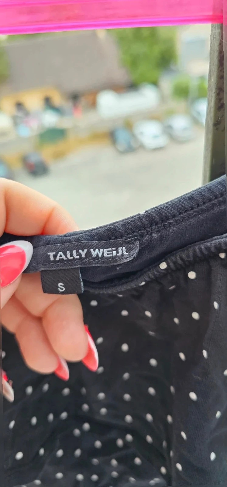 Haut Noir à pois Tally Weijl – taille S – Tally Weijl – taille S / 36 / 8 2
