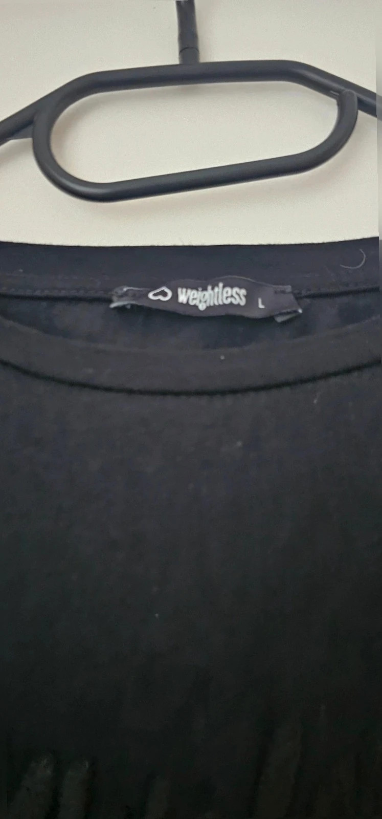 Crop top noir Weightless – Taille L – weightless – taille L / 40 / 12 2