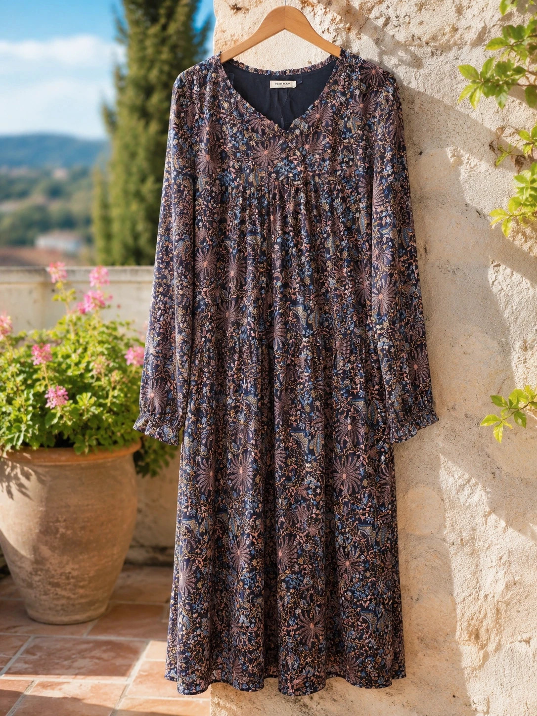 Robe Naf Naf manches longues taille 40 – Naf Naf – taille L / 40 / 12