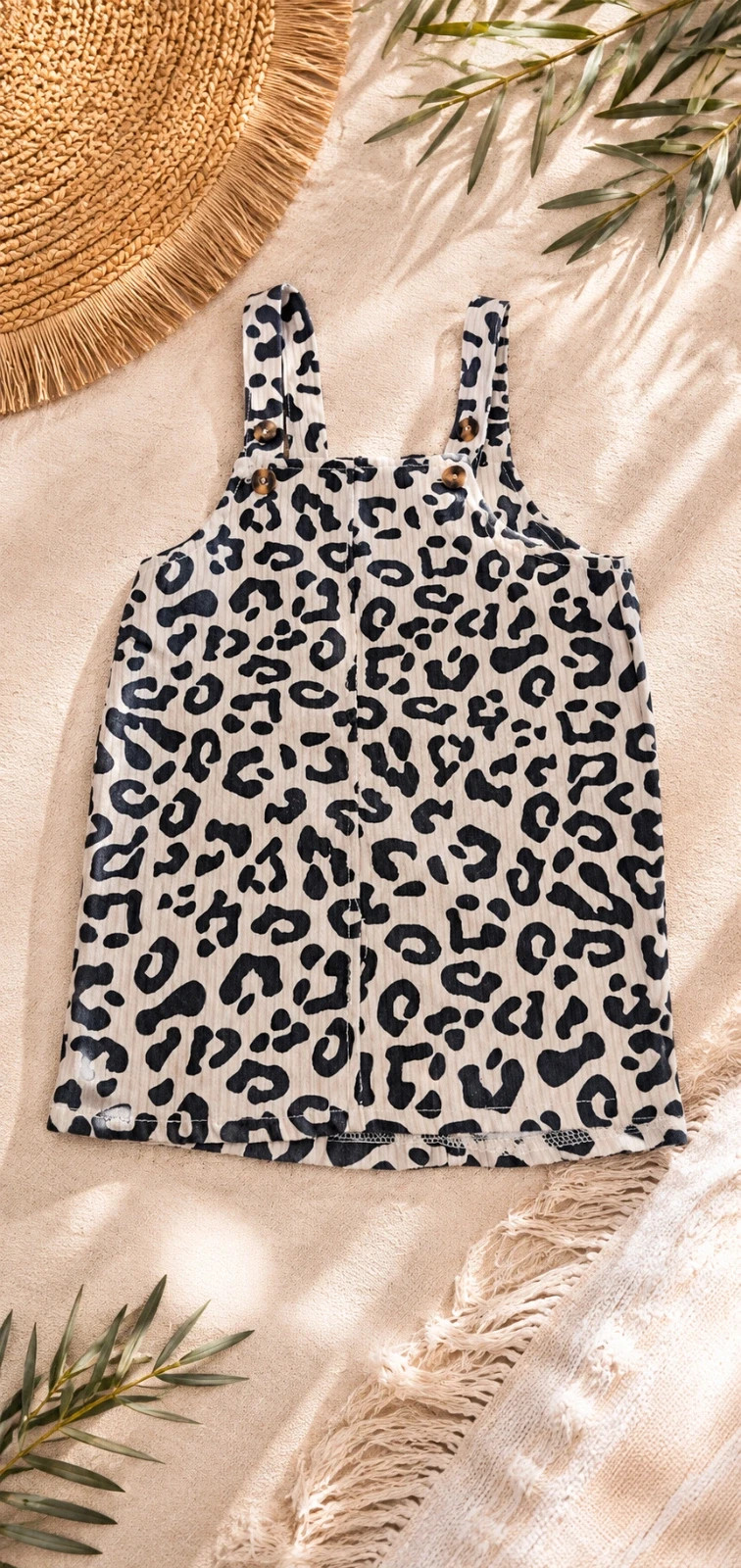 Robe imprimé léopard beige et noir taille 12-18