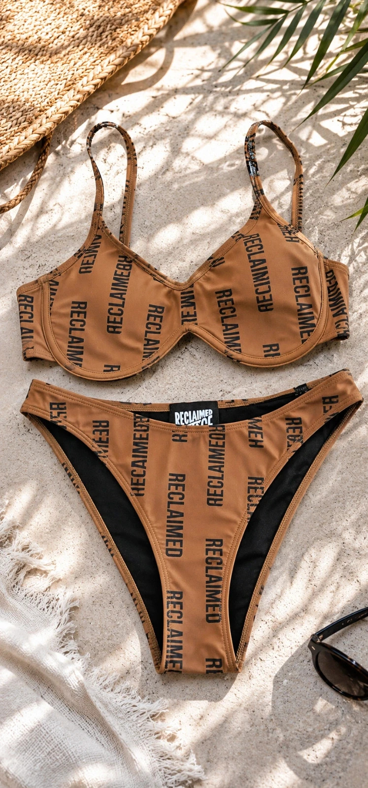 Maillot de bain 2 pièces Reclaimed Vintage taille 40