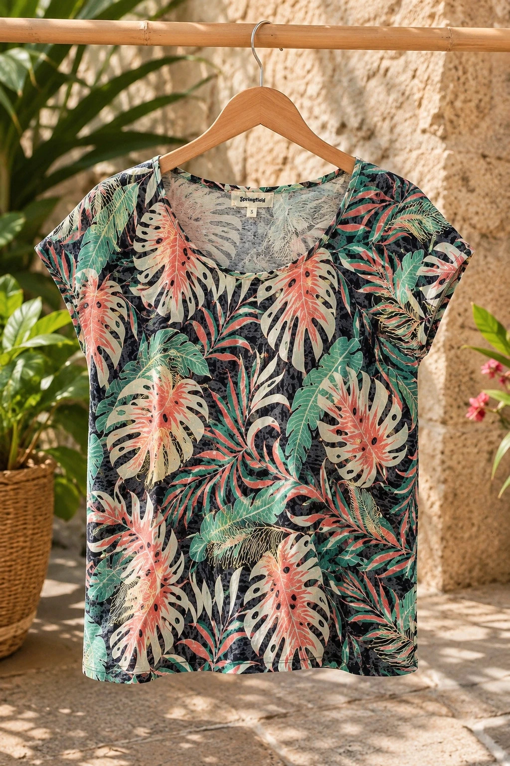 T-shirt tropical Grain de Malice – Taille S