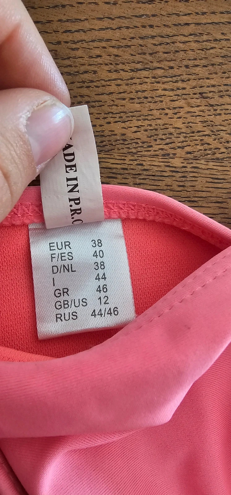 Maillot de bain 2 pièces rose fluo avec détails léopard – Fashion – taille S / 36 / 8 2