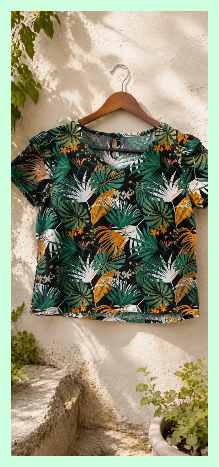 T-shirt fille sHEIN tropical – 12 ans