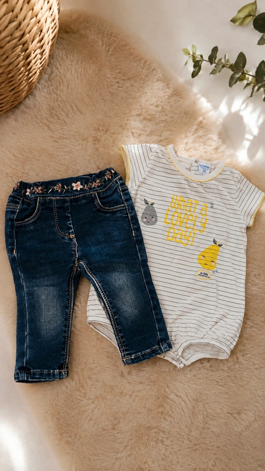 Ensemble bébé 6 mois 👶💛 – Tape à l'œil – taille 6-9 mois / 68 cm
