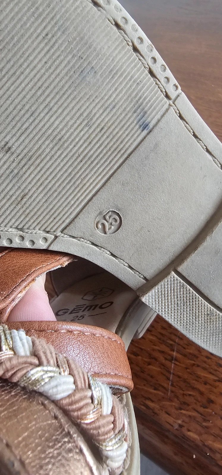 Sandales fille Gémo marron – Taille 25 – Gémo – taille 25 3
