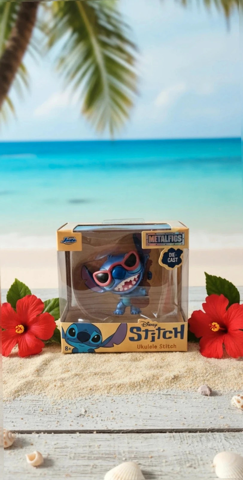 Figurine Stitch Ukulele – disney MetalFigs Die-Cast .