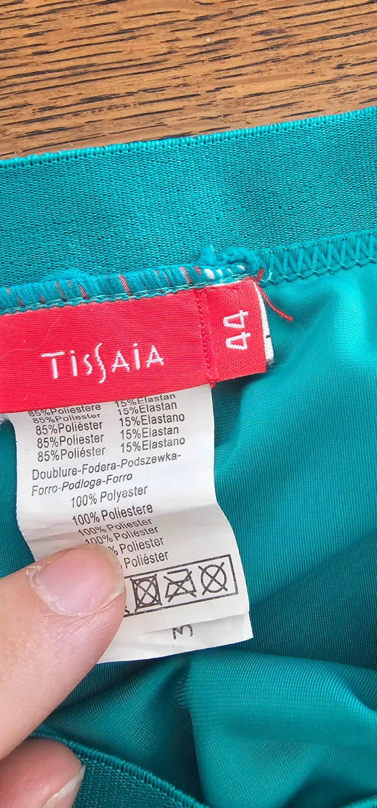 Maillot de bain 2 pièces turquoise – Taille 44 – Tissaia – taille XXL / 44 / 16 2