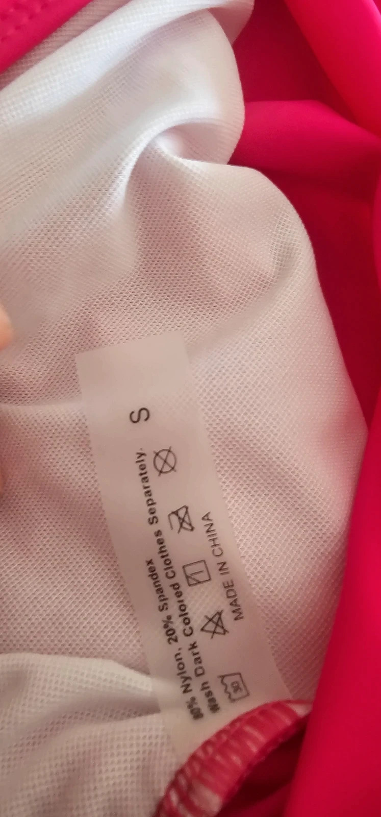 Maillot de bain 2 pièces rose fuchsia – Taille S – Shein – taille S / 36 / 8 3