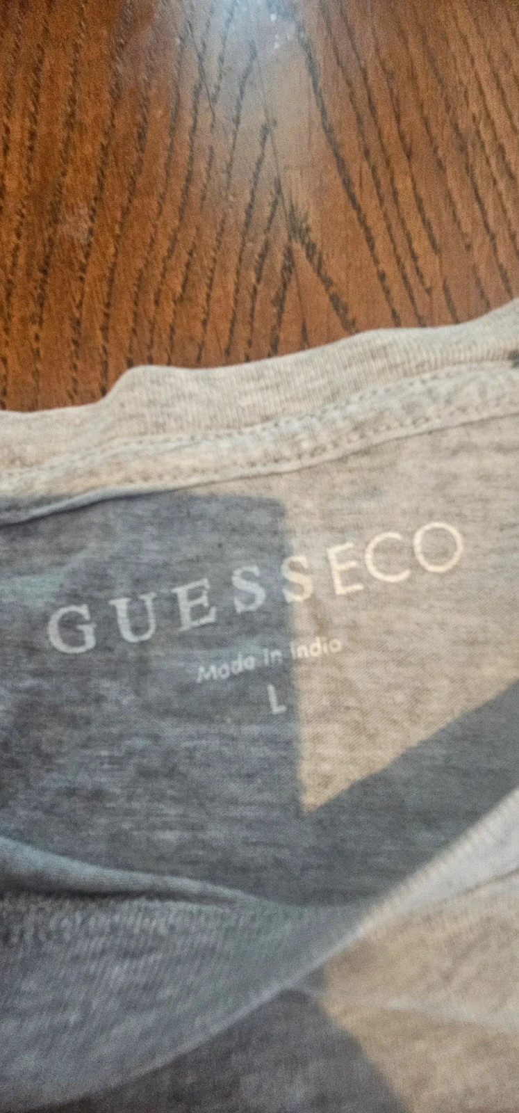 T-shirt Guess gris chiné femme – Taille L – GUESS – taille L / 40 / 12 2